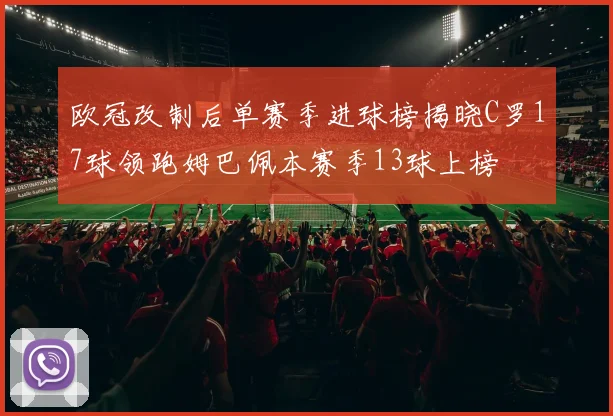 欧冠改制后单赛季进球榜揭晓C罗17球领跑姆巴佩本赛季13球上榜