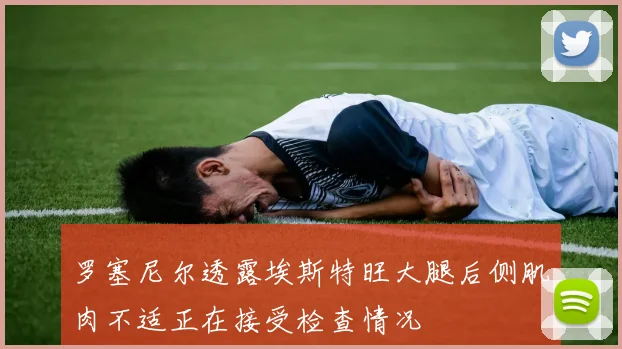 罗塞尼尔透露埃斯特旺大腿后侧肌肉不适正在接受检查情况